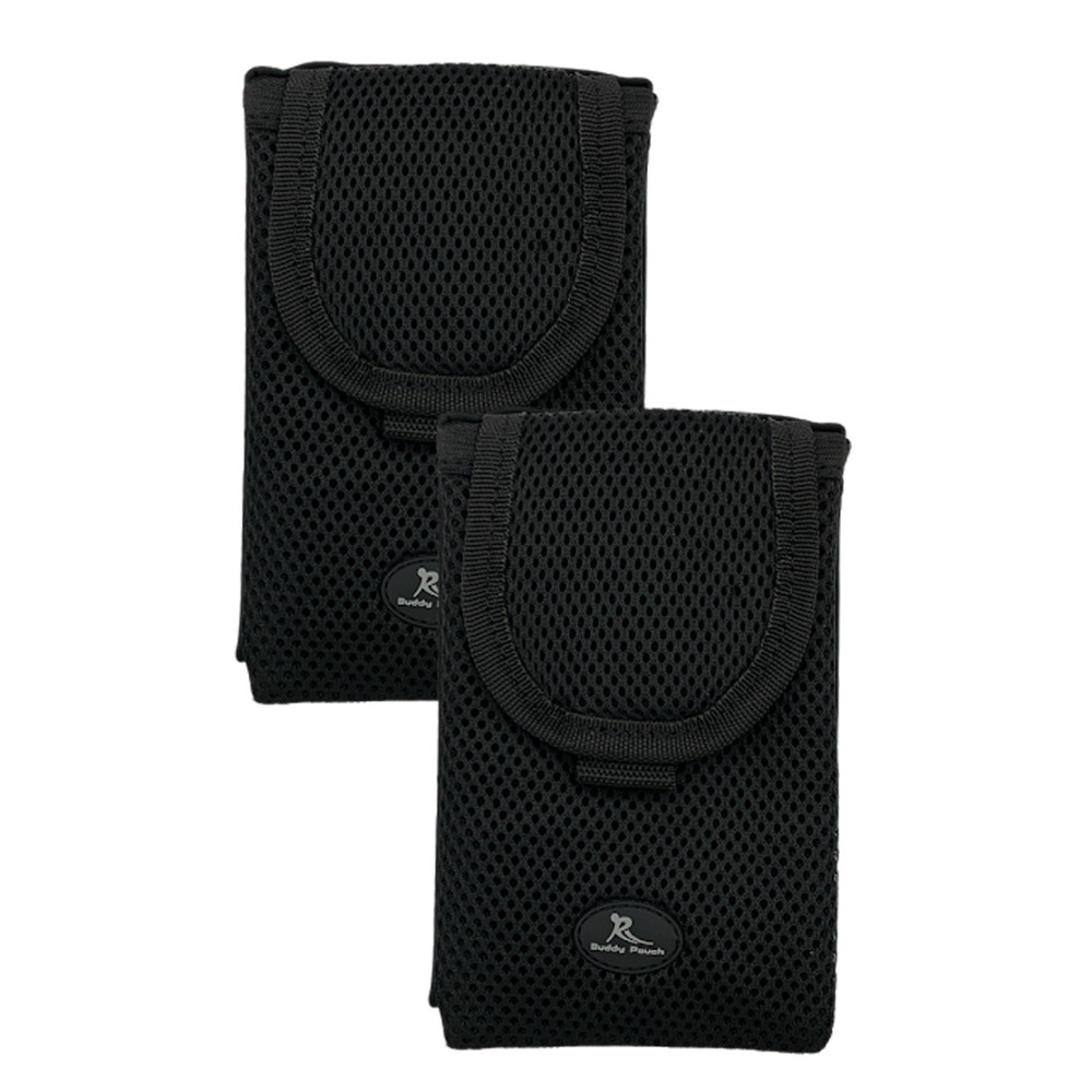 Buddy Pouch On the Go 2-Pack of Belt-Free Mini Plus Pouches Black